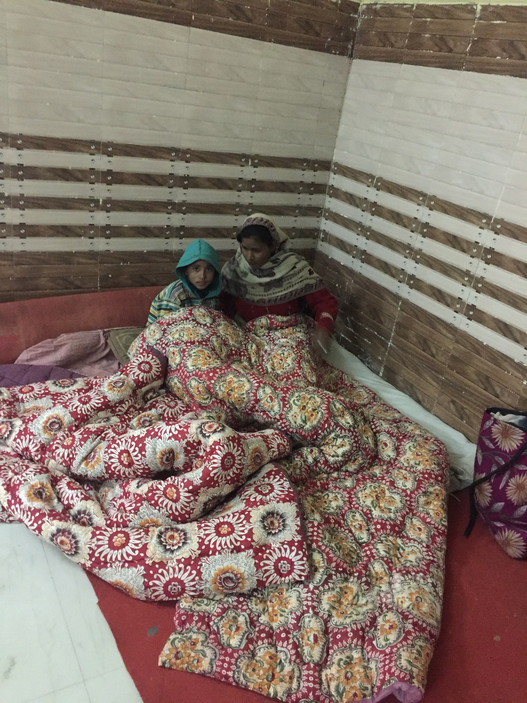 Safe haven providing free rest, clean drinking water, and warm shelter
